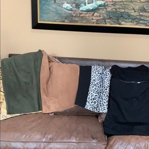 5 different brand skirts size small to a 4